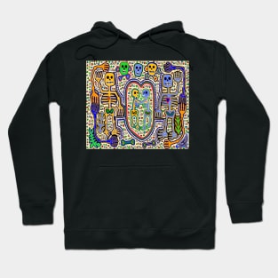 Monster Mash Dancing Skeletons Hoodie